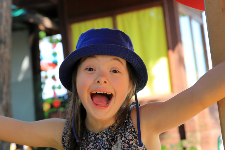 Girl in hat