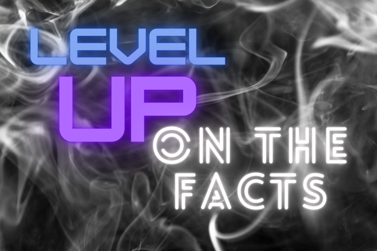 Level up on the facts graphic with wording