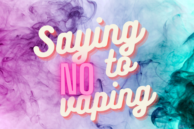 Saying no to vaping graphical text