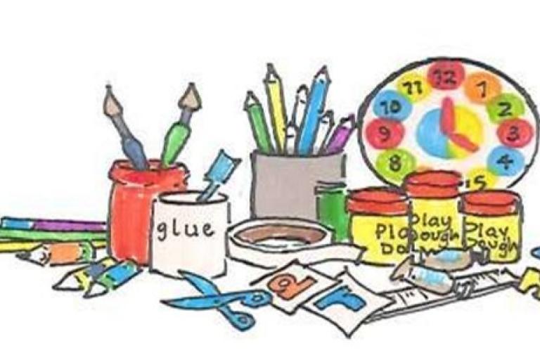 Drawing of craft equipment