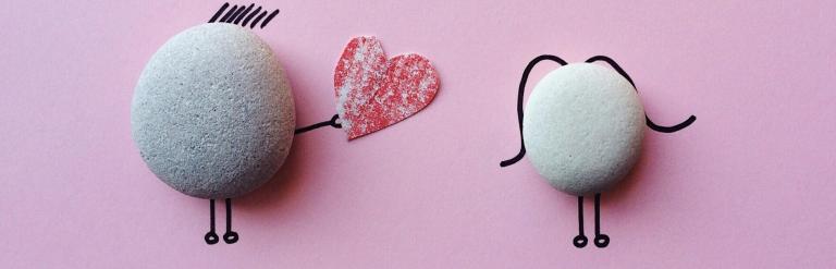 Decorated stones
