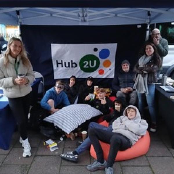 Young people at Cleator Moor, Hub2U